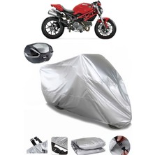 Ducati 796 Arka Çanta Uyumlu Motosiklet Brandası Lüx Kalite Kalın Yüksek Kalite