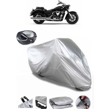 Autolion Yamaha Xvs 1300 A Arka Çanta Uyumlu Motosiklet Brandası Lüx Kalite Kalın Yüksek Kalite