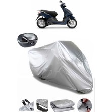 Piaggio Fly 125 3V Arka Çanta Uyumlu Motosiklet Brandası Lüx Kalite Kalın Yüksek Kalite