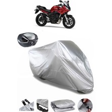 Yamaha Fz6 Fazer S2 Arka Çanta Uyumlu Motosiklet Brandası Lüx Kalite Kalın Yüksek Kalite