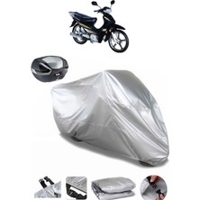 Bisan Motocup 100 Arka Çanta Uyumlu Motosiklet Brandası Lüx Kalite Kalın Yüksek Kalite