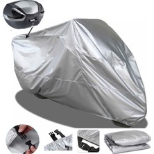 Yamaha Delight Arka Çanta Uyumlu Motorsiklet Brandası