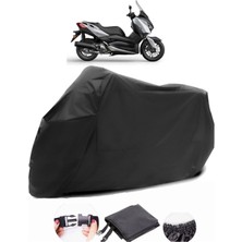 Yamaha X-Max 125 Abs Siyah Motosiklet Branda Su Geçirmez Dayanıklı Kumaş