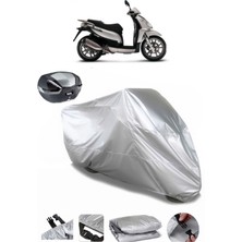 Piaggio Carnaby 200 Arka Çanta Uyumlu Motosiklet Brandası Lüx Kalite Kalın Yüksek Kalite