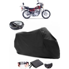 Falcon Comfort 150 Arka Çanta Uyumlu Siyah Motosiklet Branda Su Geçirmez Dayanıklı Kumaş