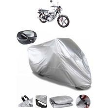 Kuba Cg 100 KM125-6 Arka Çanta Uyumlu Motosiklet Brandası Lüx Kalite Kalın Yüksek Kalite