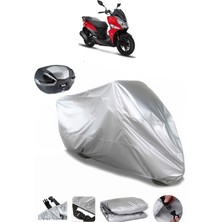 Sym Jet 14 Arka Çanta Uyumlu Motosiklet Brandası Lüx Kalite Kalın Yüksek Kalite