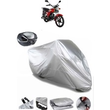 Yuki Yk 100-B Arka Çanta Uyumlu Motosiklet Brandası Lüx Kalite Kalın Yüksek Kalite