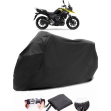 Suzuki V-Strom 250 Siyah Motosiklet Branda Su Geçirmez Dayanıklı Kumaş