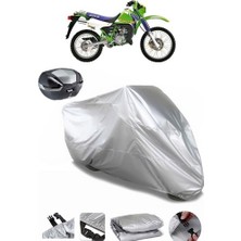 Kawasaki Kmx 125 Arka Çanta Uyumlu Motosiklet Brandası Lüx Kalite Kalın Yüksek Kalite