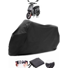 Mondial Tab 50 Siyah Motosiklet Branda Su Geçirmez Dayanıklı Kumaş