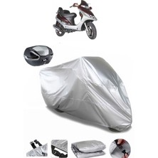 Mondial 150 Re Arka Çanta Uyumlu Motosiklet Brandası Lüx Kalite Kalın Yüksek Kalite