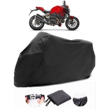 Ducati Monster 1200 R Siyah Motosiklet Branda Su Geçirmez Dayanıklı Kumaş