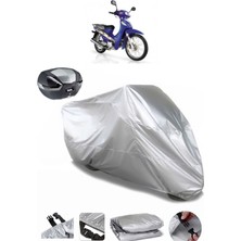 Kanuni Tigrina 100 V Arka Çanta Uyumlu Motosiklet Brandası Lüx Kalite Kalın Yüksek Kalite