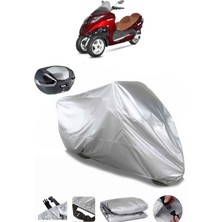 Yuki YB250ZKT Optimus Arka Çanta Uyumlu Motosiklet Brandası Lüx Kalite Kalın Yüksek Kalite