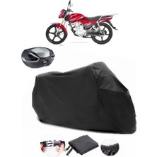 Yuki Forza 170 Arka Çanta Uyumlu Siyah Motosiklet Branda Su Geçirmez Dayanıklı Kumaş