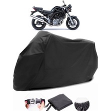 Suzuki SV650A Siyah Motosiklet Branda Su Geçirmez Dayanıklı Kumaş
