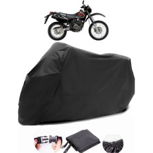 Suzuki DR350 Siyah Motosiklet Branda Su Geçirmez Dayanıklı Kumaş
