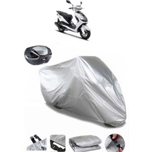 Rks Pesaro 125 Arka Çanta Uyumlu Motosiklet Brandası Lüx Kalite Motor Brandası