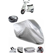 Vespa S 125 Arka Çanta Uyumlu Motosiklet Brandası Lüx Kalite Kalın Yüksek Kalite