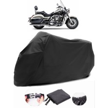 Kawasaki Vn 1700 Nomad Siyah Motosiklet Branda Su Geçirmez Dayanıklı Kumaş
