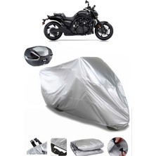 Yamaha Vmax Arka Çanta Uyumlu Motosiklet Brandası Lüx Kalite Kalın Yüksek Kalite