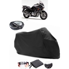 Yamaha Xj 900 Diversion Arka Çanta Uyumlu Siyah Motosiklet Branda Su Geçirmez Dayanıklı Kumaş