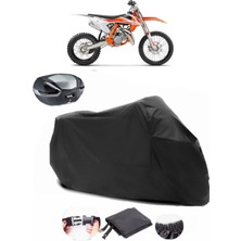 Ktm 85 Sx Arka Çanta Uyumlu Siyah Motosiklet Branda Su Geçirmez Dayanıklı Kumaş