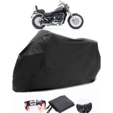 Suzuki Vs 800 Intruder Siyah Motosiklet Branda Su Geçirmez Dayanıklı Kumaş