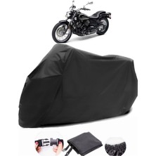 Yamaha Xvs 650 Drag Star Siyah Motosiklet Branda Su Geçirmez Dayanıklı Kumaş
