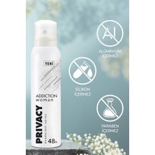 Privacy Addiction Woman Deodorant 4x200 Ml