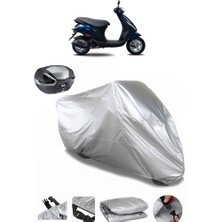 Piaggio Zip 100 Arka Çanta Uyumlu Motosiklet Brandası Lüx Kalite Kalın Yüksek Kalite