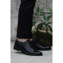 Pierre Cardin 7059 Siyah Açma Damat Ayakkabısı Takım Ayakkabısı Erkek Ayakkabı
