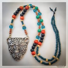 Z Jewelry Art Tanu - El Yapımı Etnik Otantik Bohem Kadın Erkek Kolye - ZJA-K-0219
