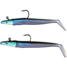 Fujin Zand Eel 11CM 7GR-14GR Double Body+Head Silikon Balık Dark Blue