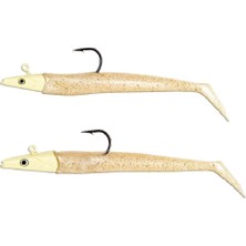 Fujin Zand Eel 11CM 7GR-14GR Double Body+Head Silikon Balık Shiny Glow