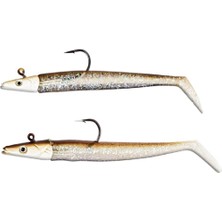 Fujin Zand Eel 11CM 7GR-14GR Double Body+Head Silikon Balık Purple Ice