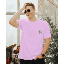 Helios Haute Gin&tonic Tasarım Relaxed Fit Erkek Önü Baskılı Tişört