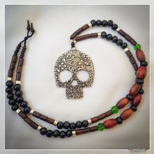 Z Jewelry Art Gulba - El Yapımı Etnik Otantik Bohem Kadın Erkek Kolye - ZJA-K-0216