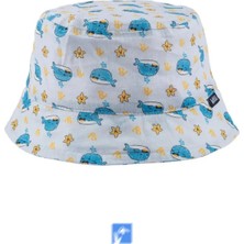 Kardelen Butik Denizli Erkek Çocuklar  Için Balıkçı Güneş  Şapkası  ( 1-3 Yaş )  ( Size 48-50 cm )