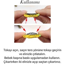 Miccolatte Ayıcık Figürlü El Örgüsü Saçsız Bebek Tokası