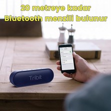 Tribit BTS20C Xsound Go 2X8W 24 Saat Oynatma Süresi Ipx7 Su Geçirmez Taşınabilir Tws Bluetooth Hoparlör Mavi