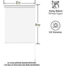 Binbir Perde Binbirperde Düz Beyaz Stor Perde