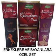 Naturals Epimedyum Macun Özel Seti 2AD. 230gr. 2AD. x 42gr. - 2AD. Q7 Bayan ve Erkek Çikolata