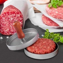 Özen Endüstriyel Mutfak 12 Alüminyum Hamburger Köfte Presi Kalıbı 12 cm