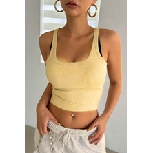 Yakamel Kadın Bisiklet Yaka Fitilli Spor Atlet