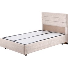 Setay Sofia Tek Kişilik Baza Başlık Comfort Yatak Seti - Krem