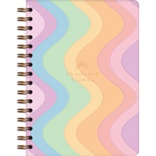 Matt Notebook 2024-2025 A5 Akademik Ajanda Spiralli 15X21 cm - 16 Aylık - Motivasyon Sayfalı