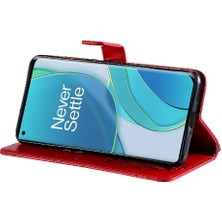 Mays Home1 Oneplus 9 Için Flip Case Darbeye Kapak Kart Yuvası ile Manyetik Kapak Pu (Yurt Dışından)