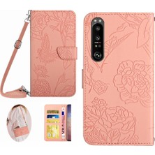 Mays Home1 Sony Xperia 1 Vi Için Flip Case Yumuşak Pu Deri Kart Tutucu ve Uzun ve (Yurt Dışından)